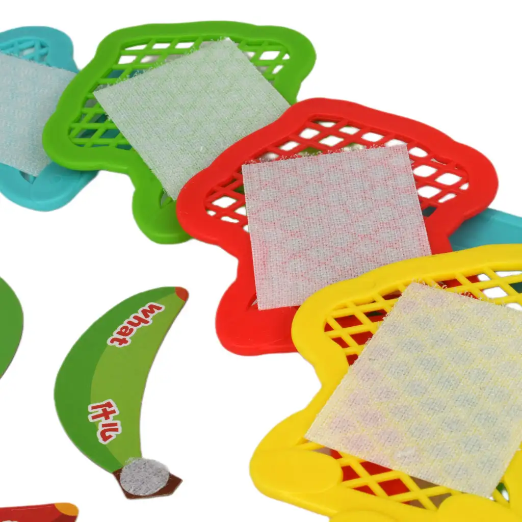 Banana Pairing: Angol szókincs fejlesztő játék tépőzáras banánokkal kép 4