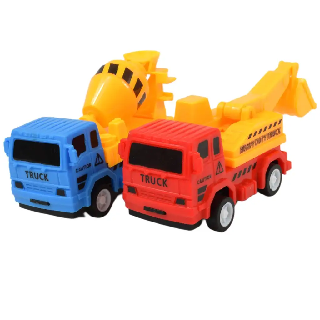 Truck Working: 7 db-os lendkerekes építőipari játékszett autókkal, járművekkel és kiegészítővel kép 4