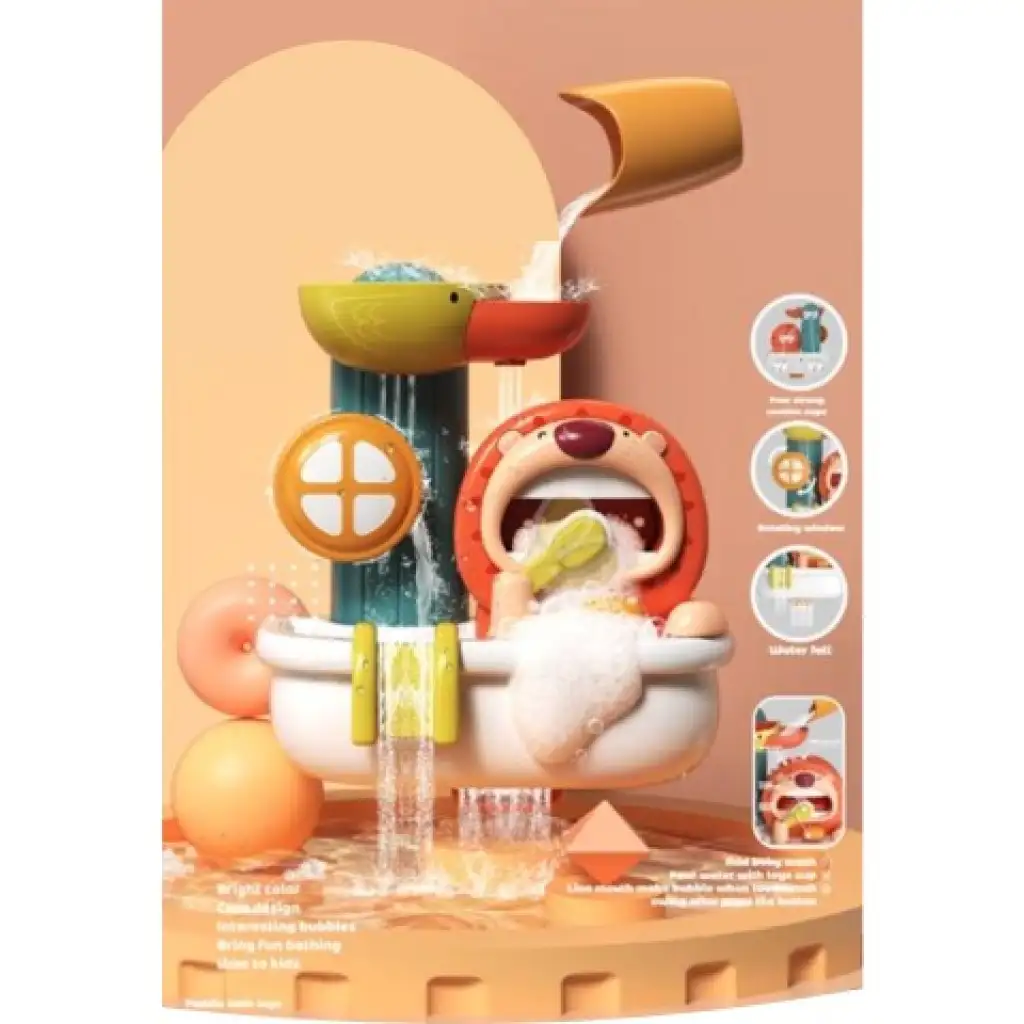 Pancsizó oroszlán fürdőjáték kép 2