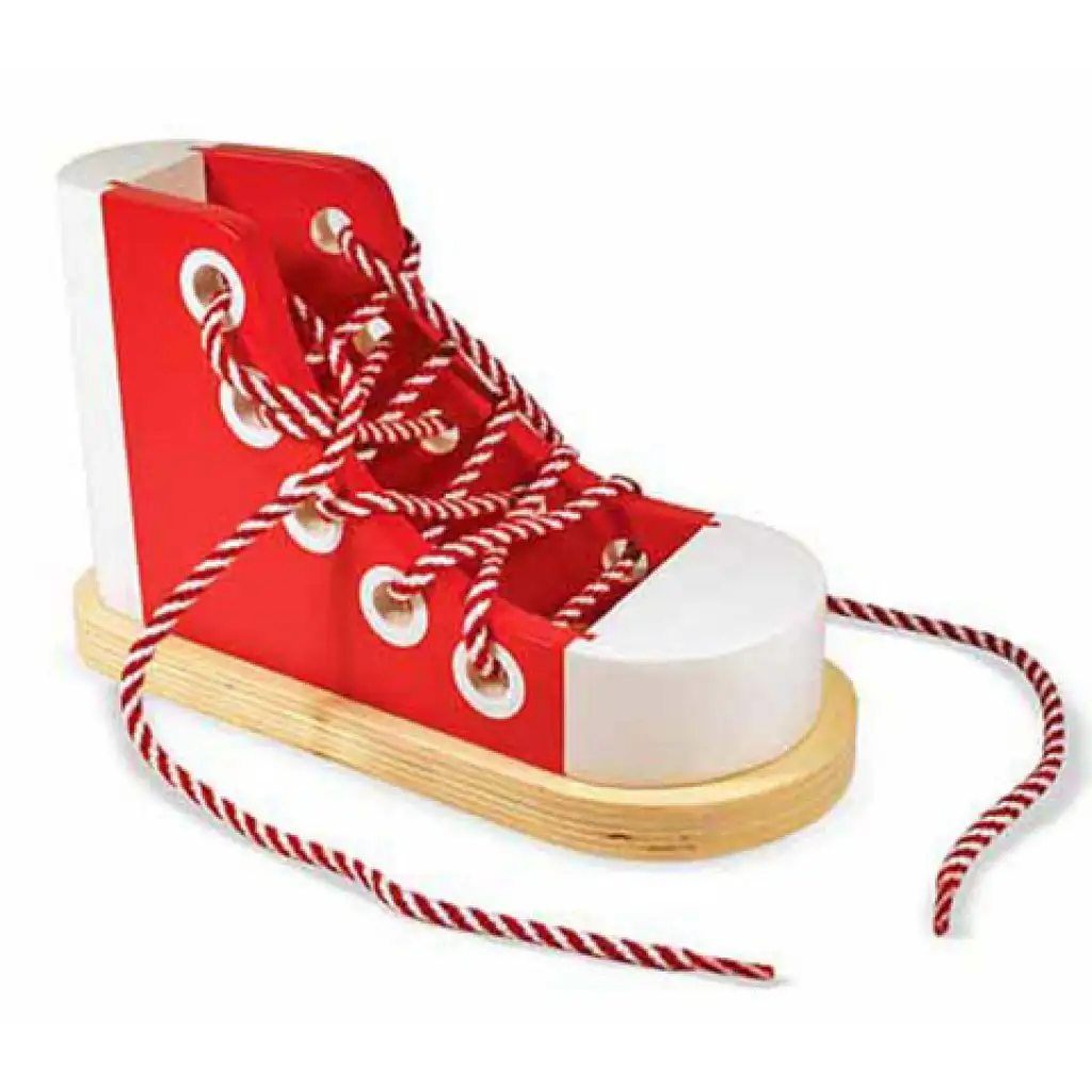 Cipőfűzés fa készségfejlesztő - Melissa & Doug kép 2