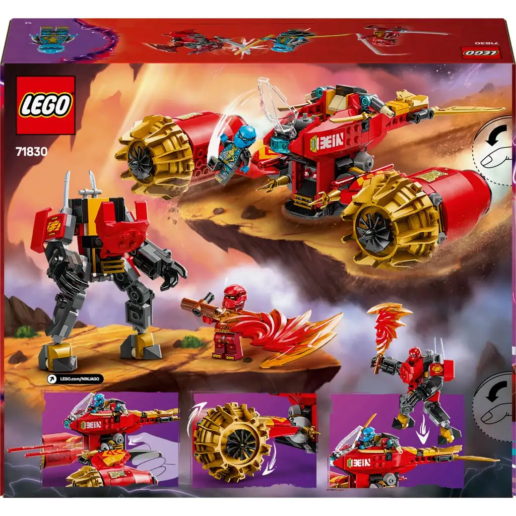 LEGO® Ninjago: Kai viharjáró robotja (71830) kép 2