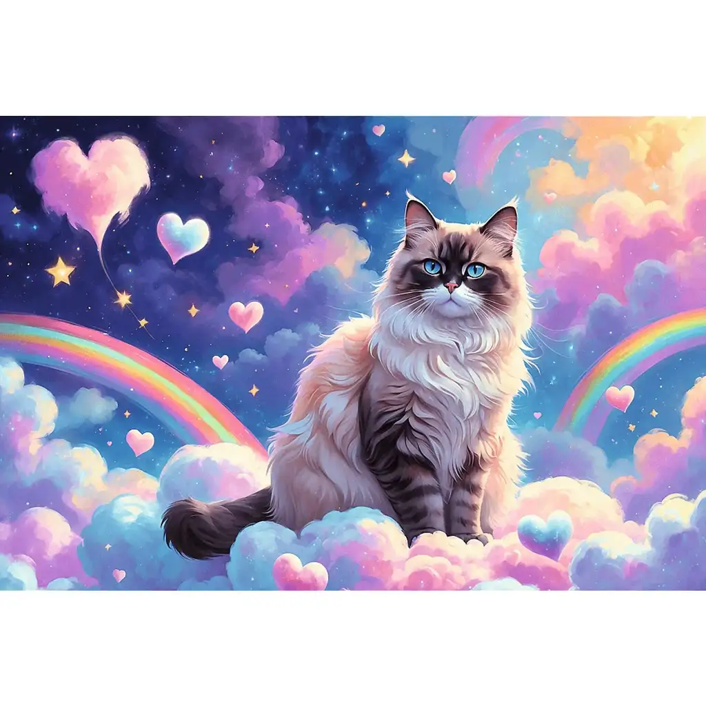 Cica a felhők birodalmában 160db-os puzzle - Trefl kép 2