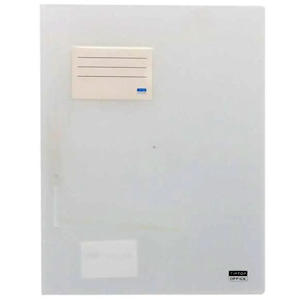 Spirit: Áttetsző lefűző mappa kártyatartóval A4