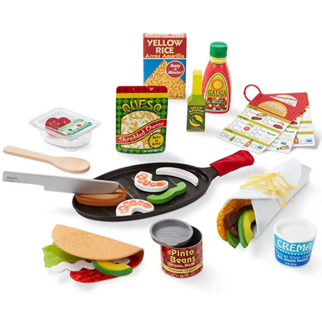 Taco és Tortilla ételkészítő játékszett - Melissa & Doug kép 2