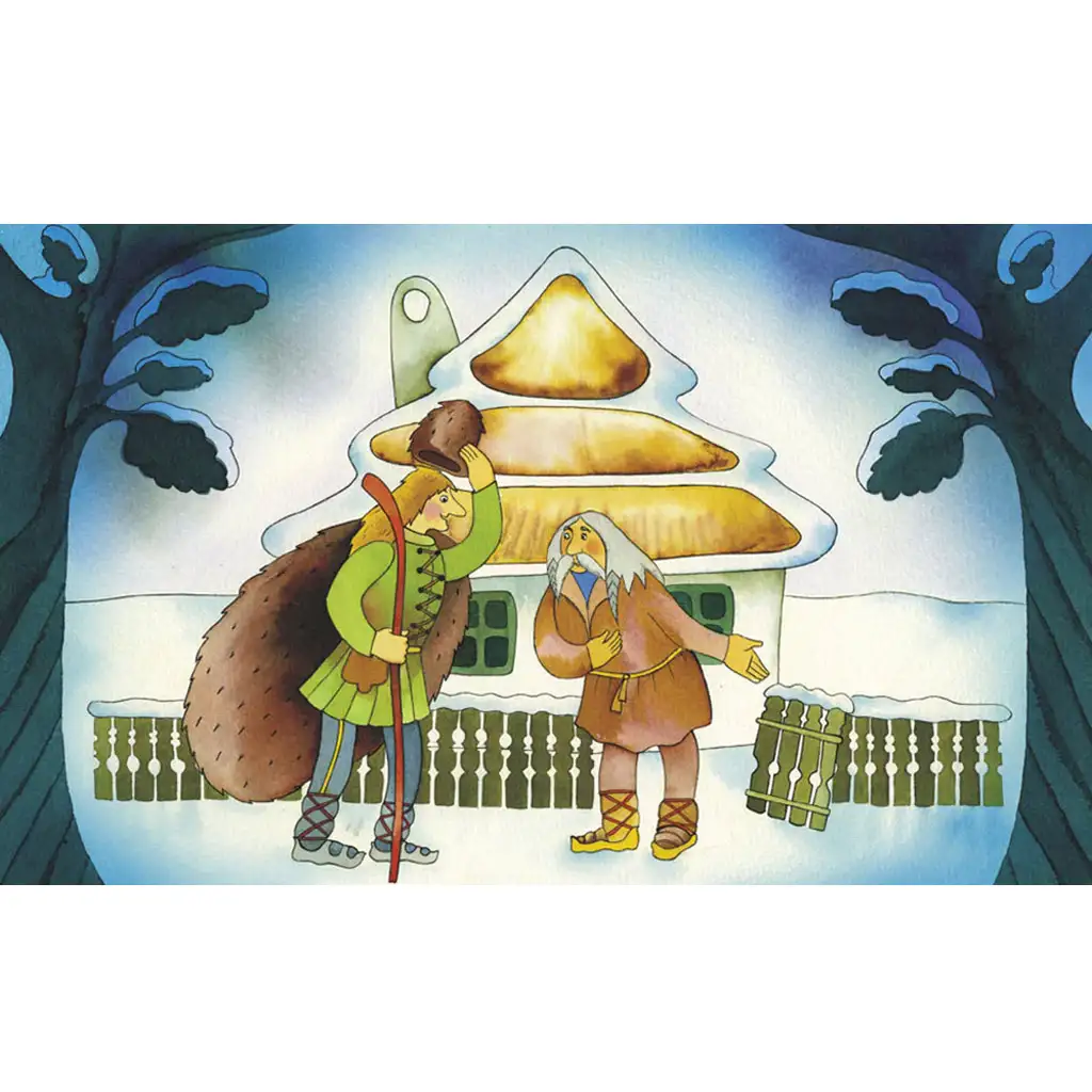 Mátyás király mese - Eb, aki a kanalát meg nem eszi diafilm