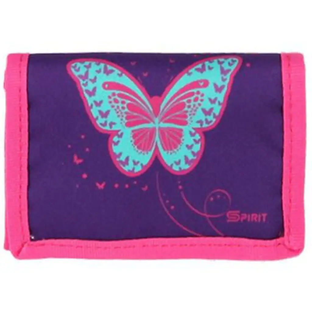 Spirit: Butterfly 3D mintás, LED-es iskolatáska, hátizsák 5db-os szett kép 3