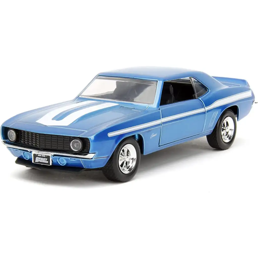 Halálos iramban: 1969 Chevrolet Camaro és 1968 Dodge Charger Widebody 2db-os csomag 1/32 méretarány - Jada Toys kép 4