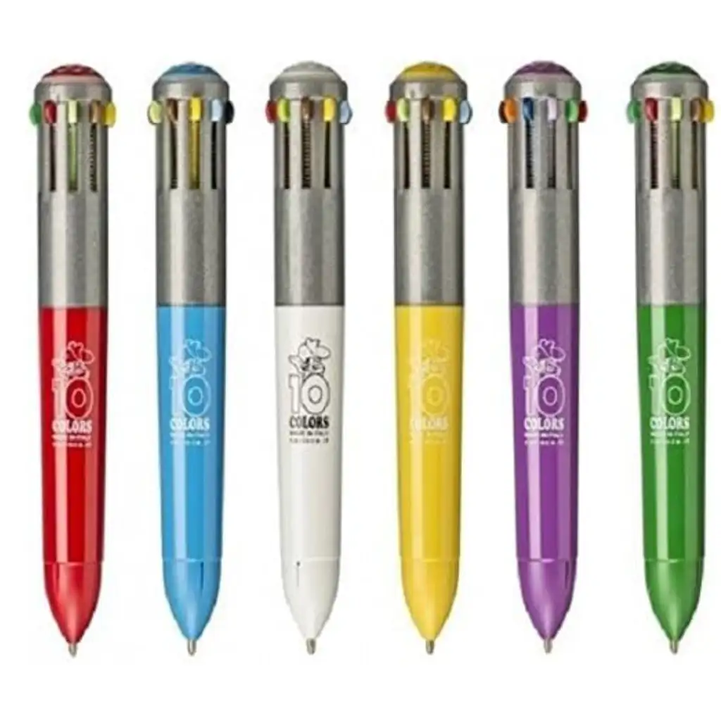 10 színnel író toll több változatban 1db - Carioca kép 2