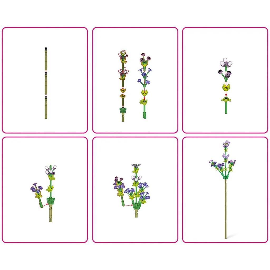 MAX rózsa építőjáték kép 3