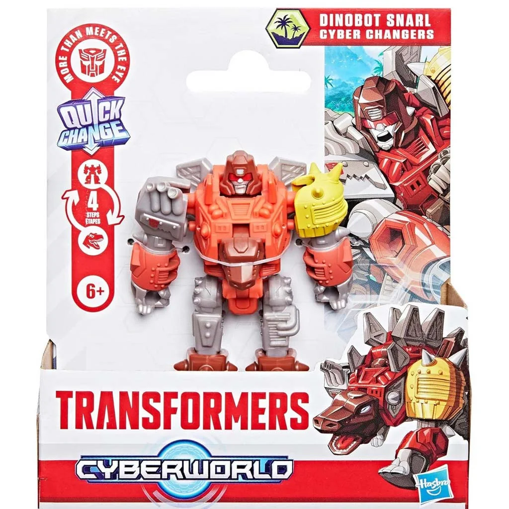 Transformers Cyberworld: Dinobot Snarl – Cyber Changers figura - Hasbro