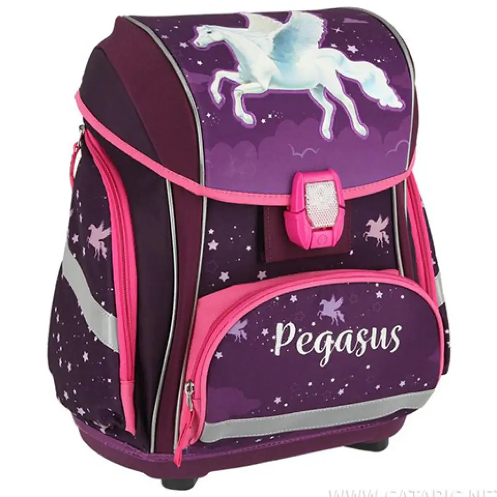 Spirit: Pegazus LED-es, 3D mintás iskolatáska, hátizsák 5db-os szett kép 2