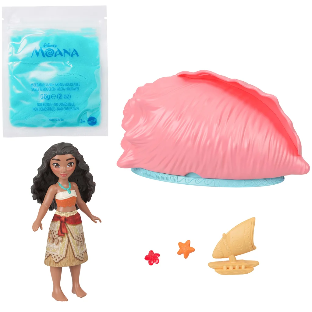 Disney Hercegnők: Vaiana mini meglepetés homokzátony figurával - Mattel kép 3