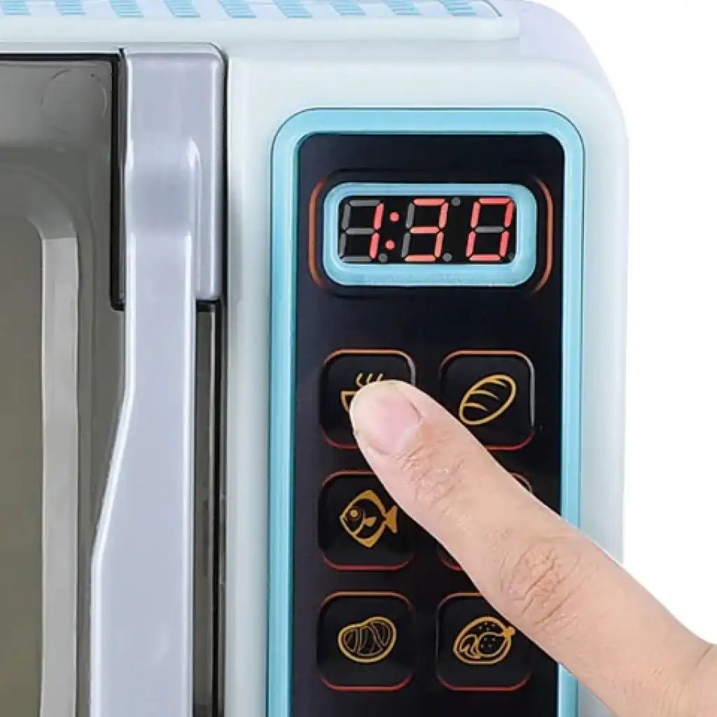 Playgo: Mikrohullámú sütő fénnyel, hanggal és mozgó elemekkel 25x12x17cm kép 3