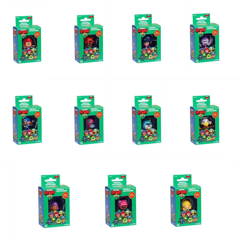 Brawl Stars mini figura kulcstartó dobozban többféle 1db
