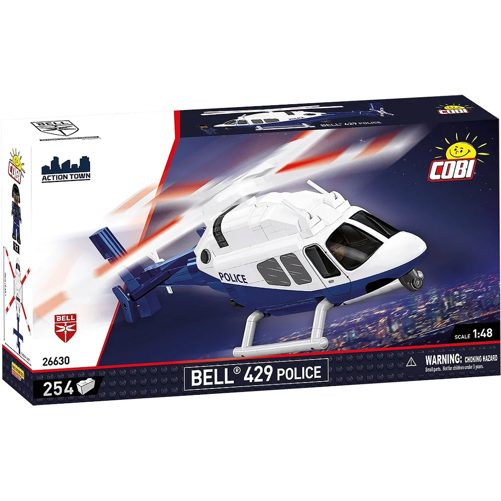 COBI: Bell 429 Rendőrség helikopter építőjáték (26630)