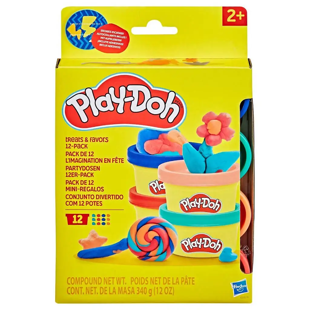Play-Doh: Csemegék és szívességek játékszett 12db gyurmával - Hasbro