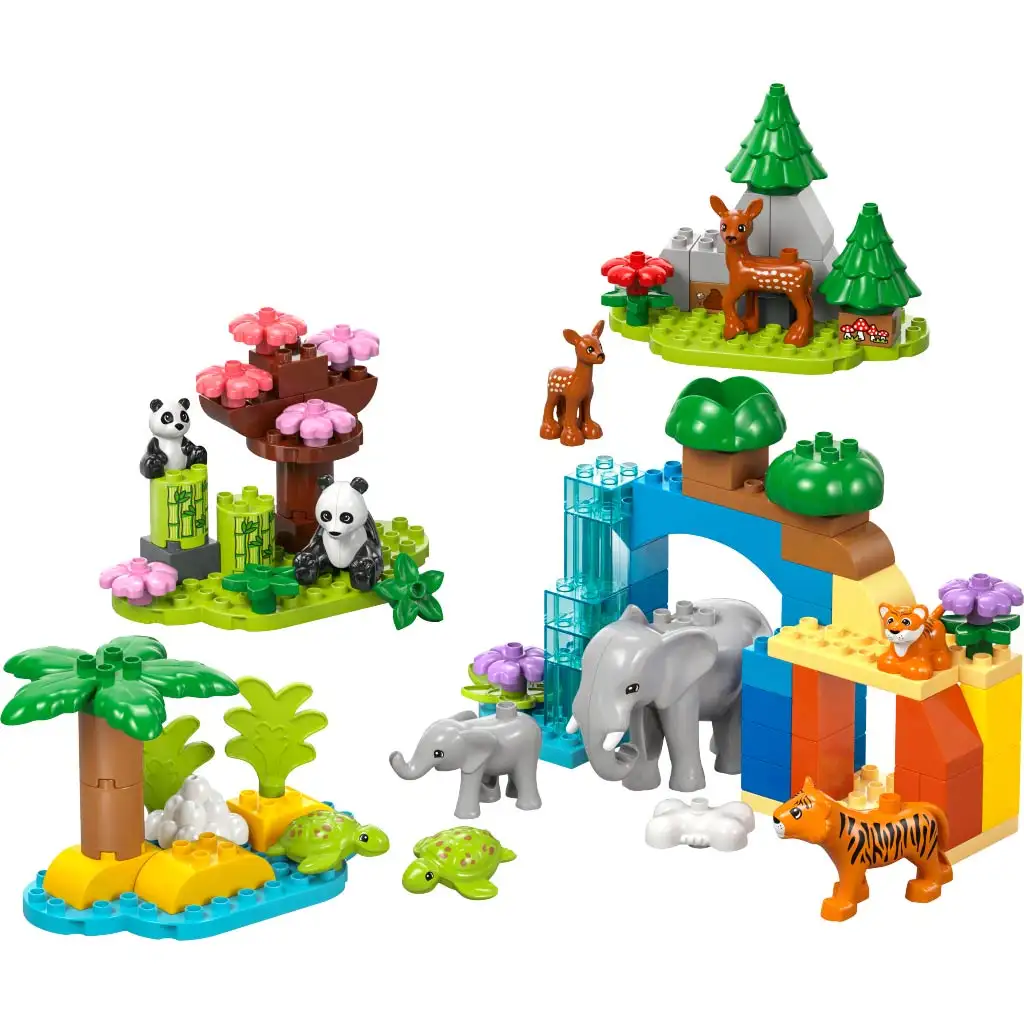 LEGO® DUPLO®: 3 az 1-ben állatcsaládok a vadvilágban (10446) kép 5