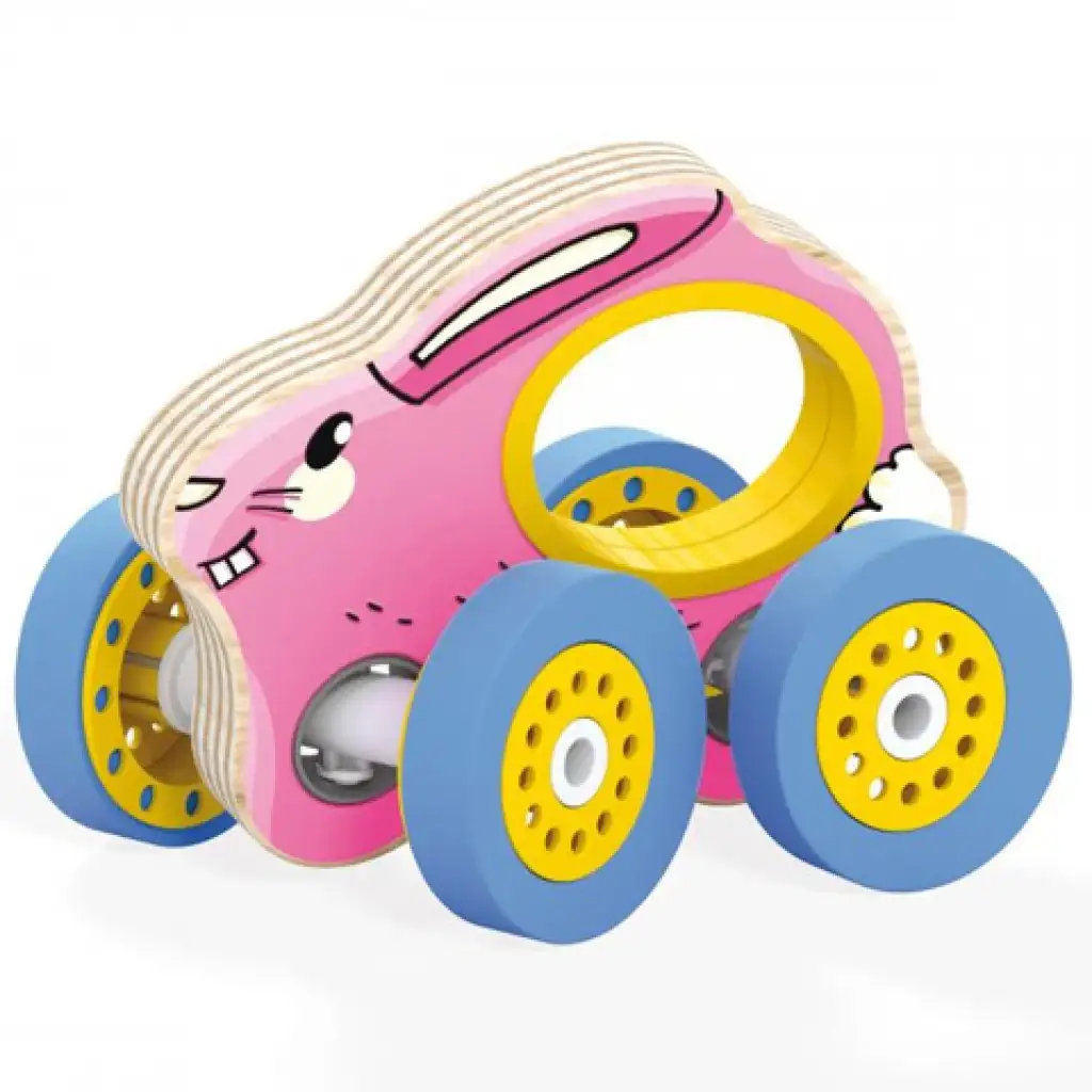 Quercetti: Woody fa gurulós nyuszi kép 2