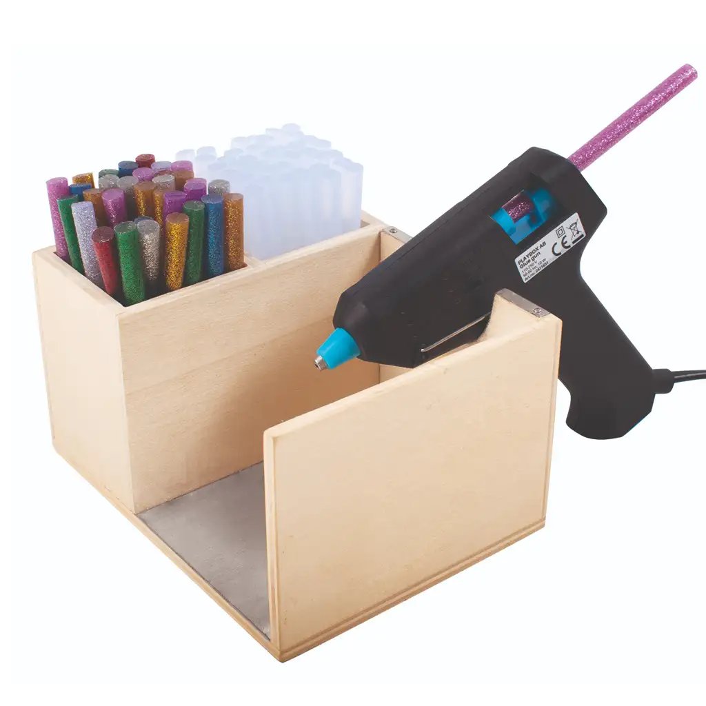PlayBox: Fa ragasztópisztoly tartó állvány 14,5x11cm kép 2