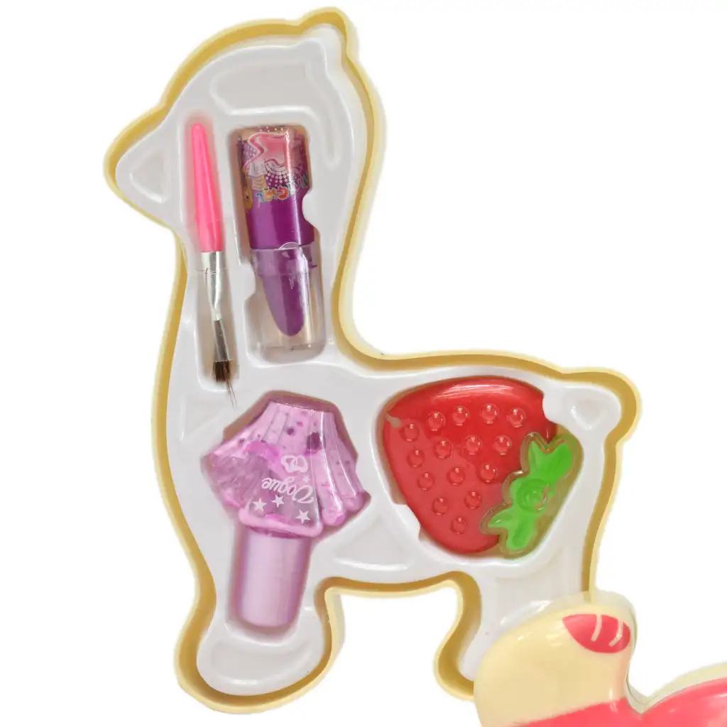 Make-Up Set: Láma formájú három szintes sminkpaletta szett kép 5