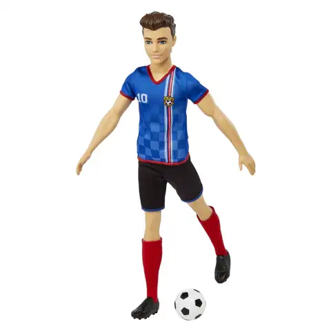 Barbie®: Ken focista baba labdával - Mattel kép 2