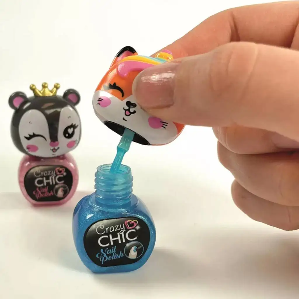 Crazy Chic: Állatfejes körömlakk készlet - Clementoni kép 3