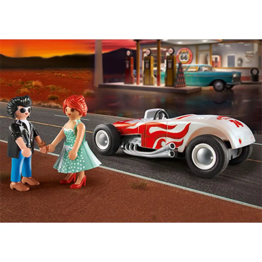 Playmobil: Starter Pack Hot Rod (71078) kép 3