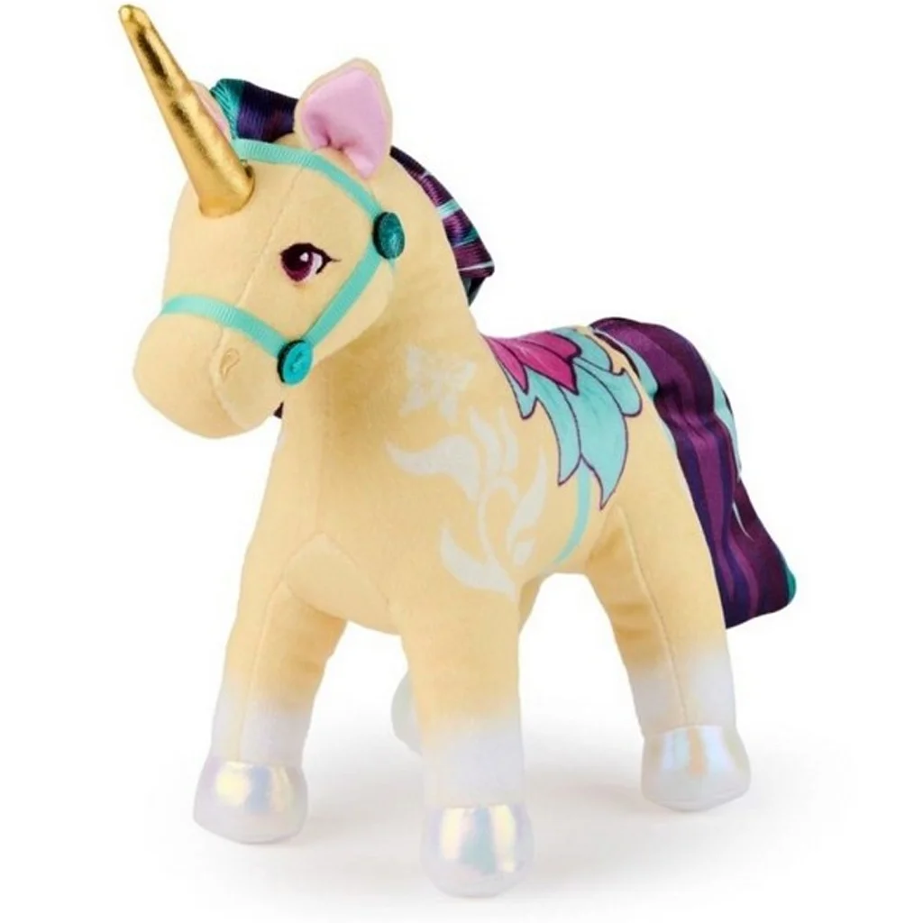 Unikornis Akadémia: Leaf unikornis 17cm-es plüssfigura - Spin Master