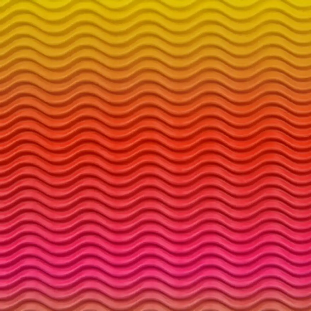 Szivárványos dekor 3D hullámkarton B2 50x70cm 1db