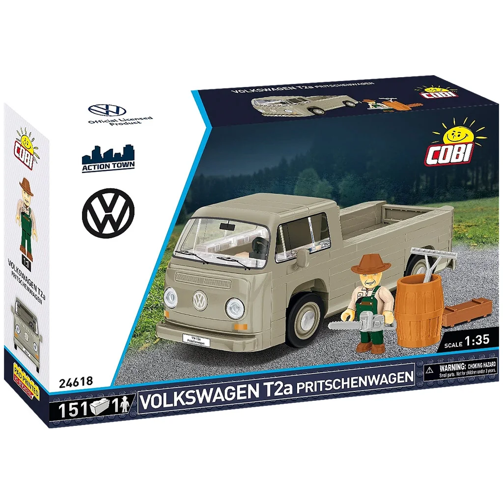 COBI: Volkswagen T2a platós teherautó építőjáték (24618)