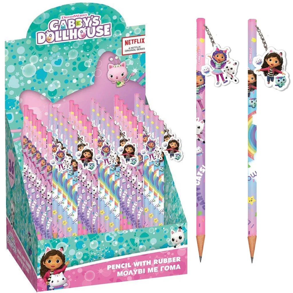 Luna: Gabi babaháza grafitceruza mintás radírral, kétféle változatban 1db