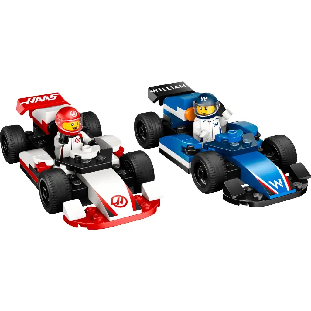 LEGO® City: F1®-es Williams Racing és Haas F1® versenyautók (60464) kép 2