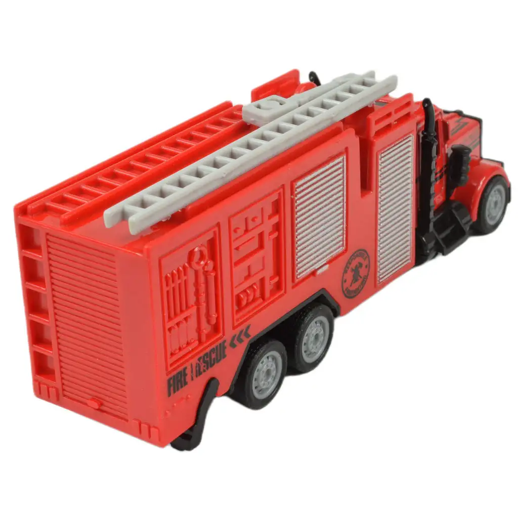 Fire Squad: Tűzoltó teherautó lendkerekes kialakítással kétféle változatban 1db kép 10