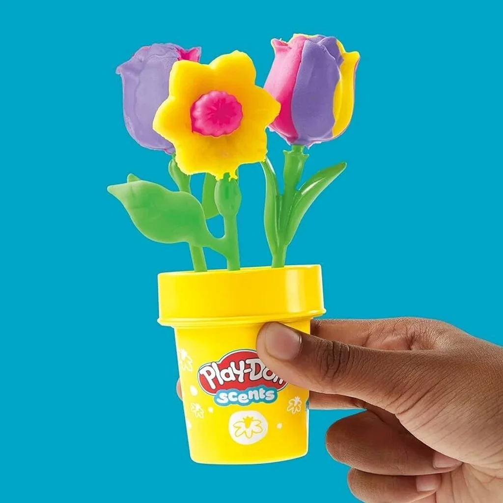 Play-Doh: Kis virágok - Tulipán és nárcisz gyurmaszett - Hasbro kép 4