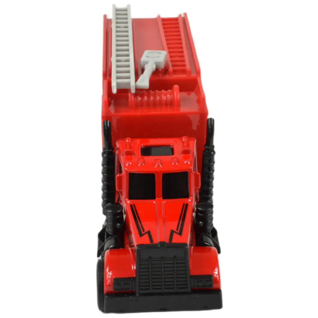 Fire Squad: Tűzoltó teherautó lendkerekes kialakítással kétféle változatban 1db kép 11