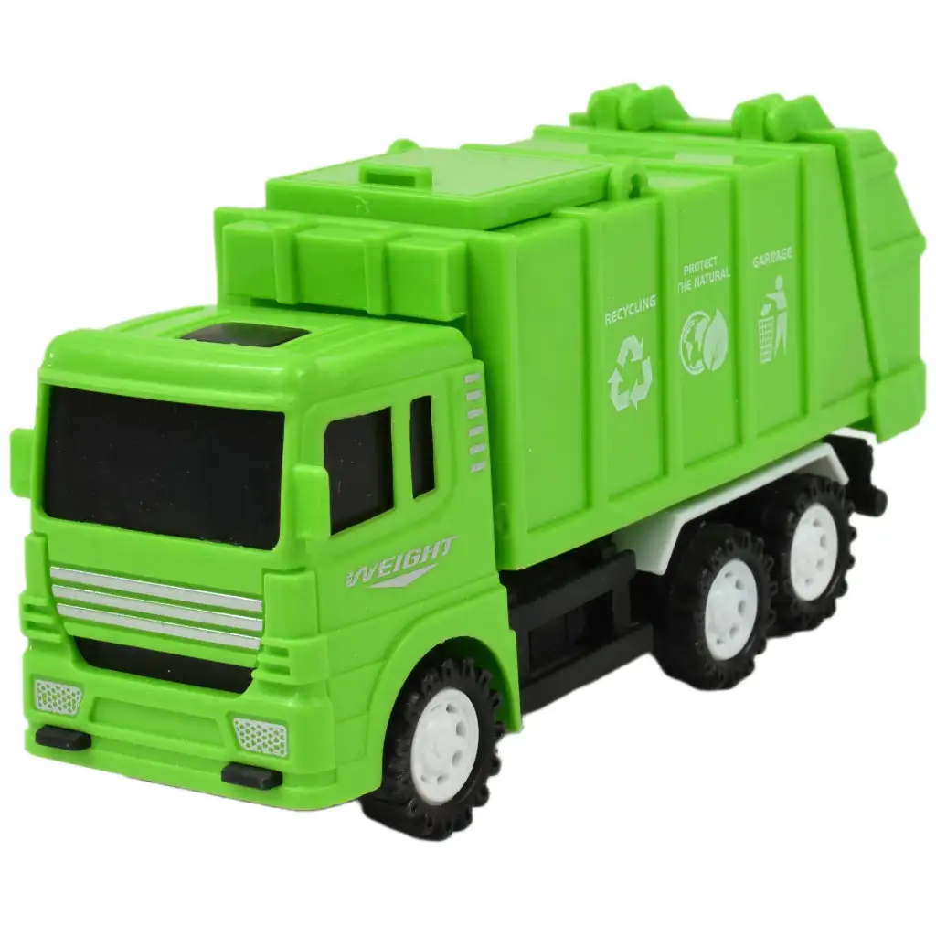 City Truck : Szelektív hulladékgyűjtő teherautó többféle változatban 13cm kép 5