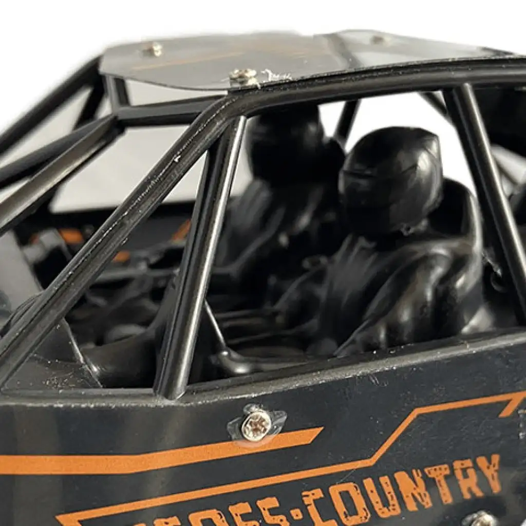 RC Távirányítós oldalirányban mozgatható Cross Country Jeep rugós felfüggesztéssel és fényeffektekkel 21cm 2,4 GHz kép 5