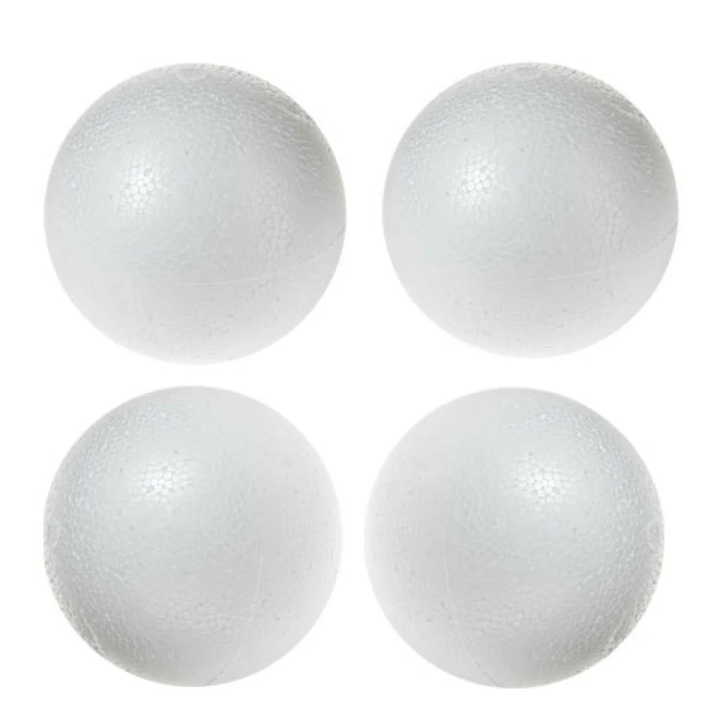 Hungarocell díszíthető golyó 4db 6cm