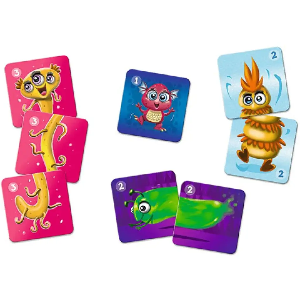 Aranyos szörnyetegek Classic & Plus memória játék 36db-os - Trefl kép 2