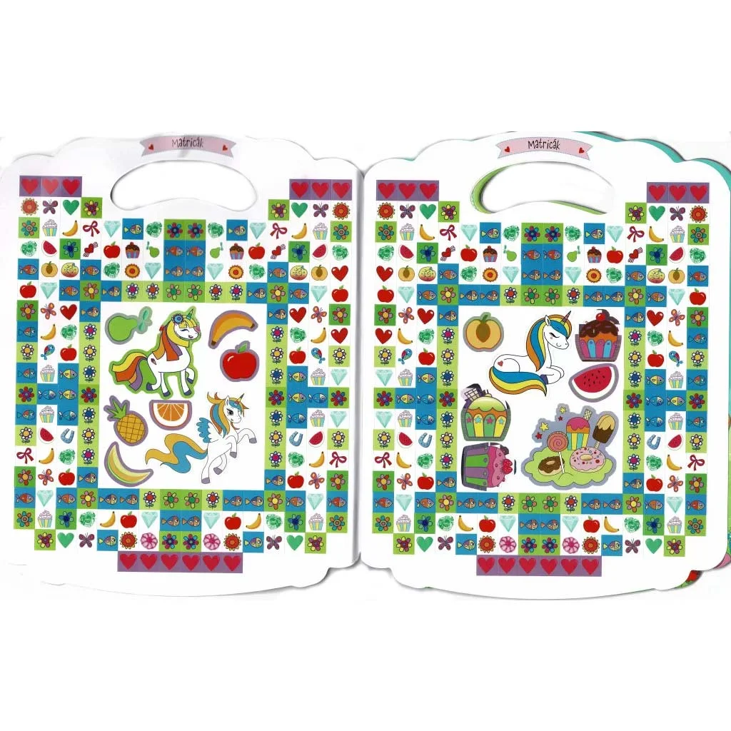 Színes foglalkoztatófüzet unikornisokkal kép 3