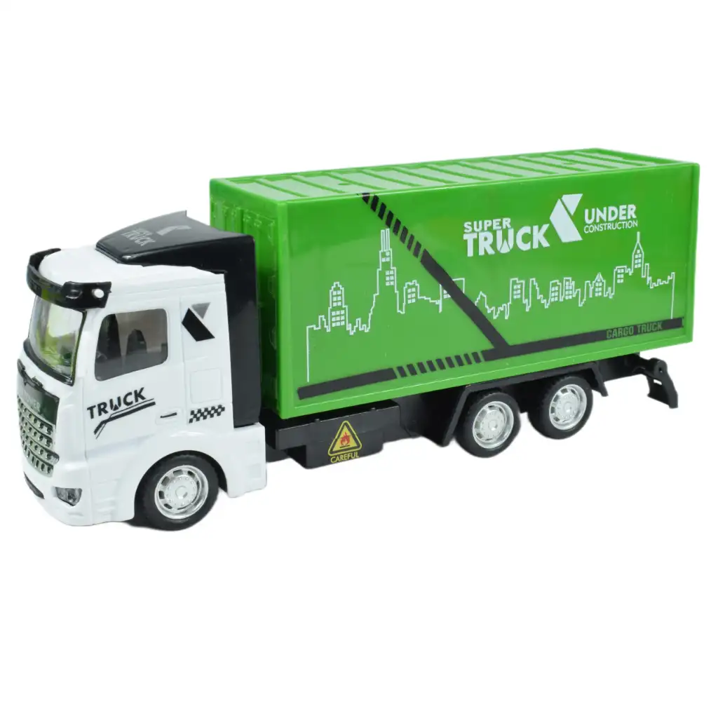 City Truck: Átalakítható lendkerekes hulladékszállító teherautó jelzőtáblákkal 19cm kép 8