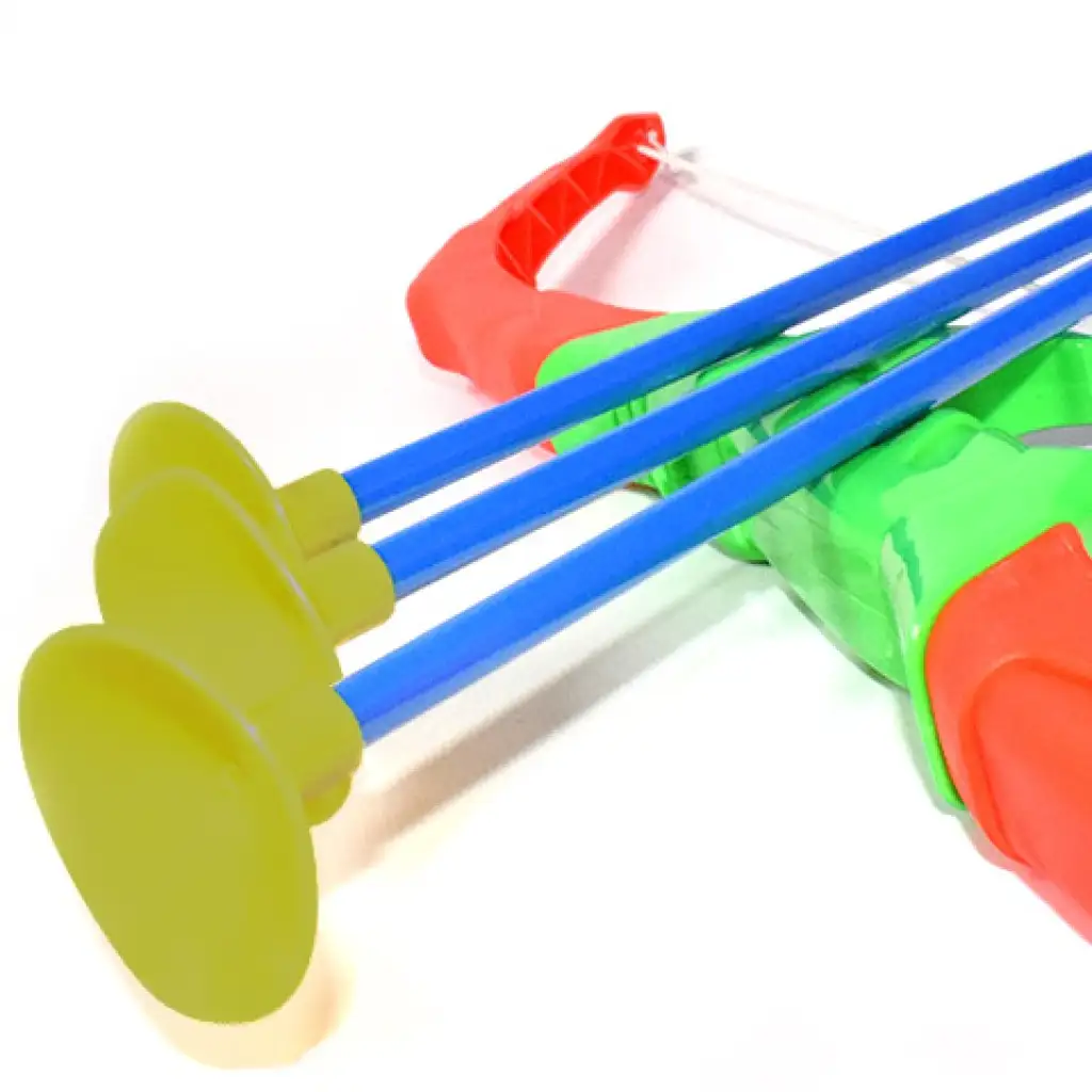 Íj szett tapadókorongos nyílvesszőkkel, céltáblával 60cm kép 4