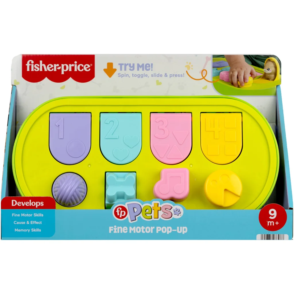 Fisher Price: Pop-up állatos bújócska - Mattel