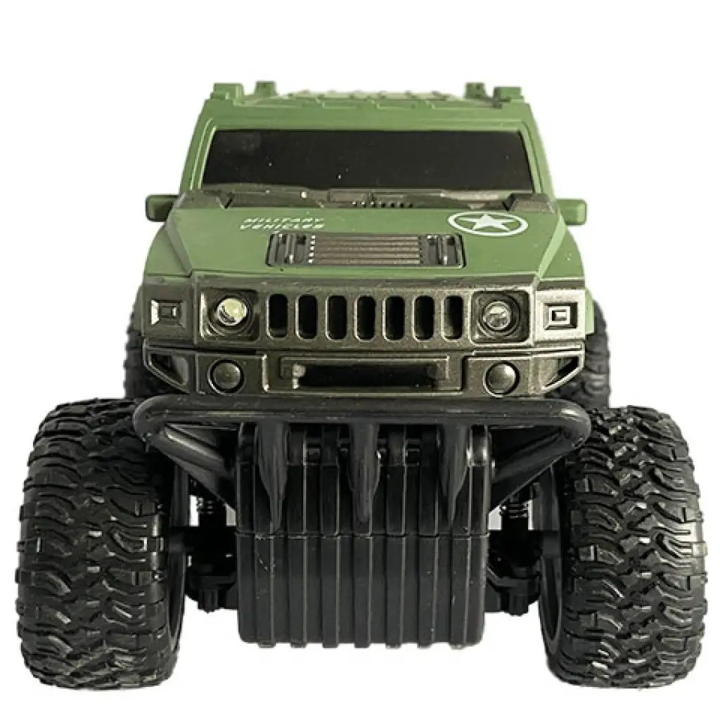 RC Off-Road Military távirányítós katonai Hummer fénnyel 27 MHz 22cm 1/16-os méretarány kép 3
