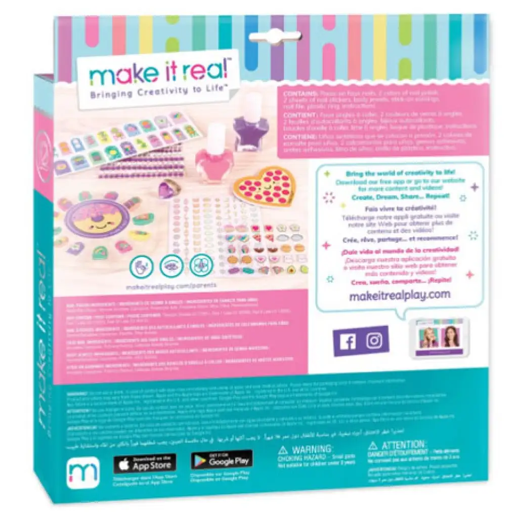 Make it Real: Szépség szett csillogós körmökkel kép 2