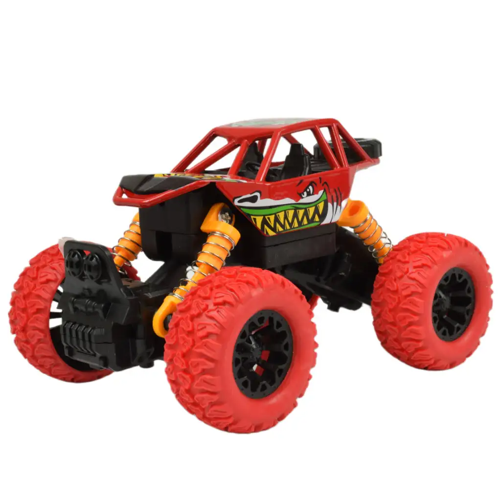 Big Foot Series: Lendkerekes cápás offroad terepjáró autó kétféle változatban 13cm kép 2