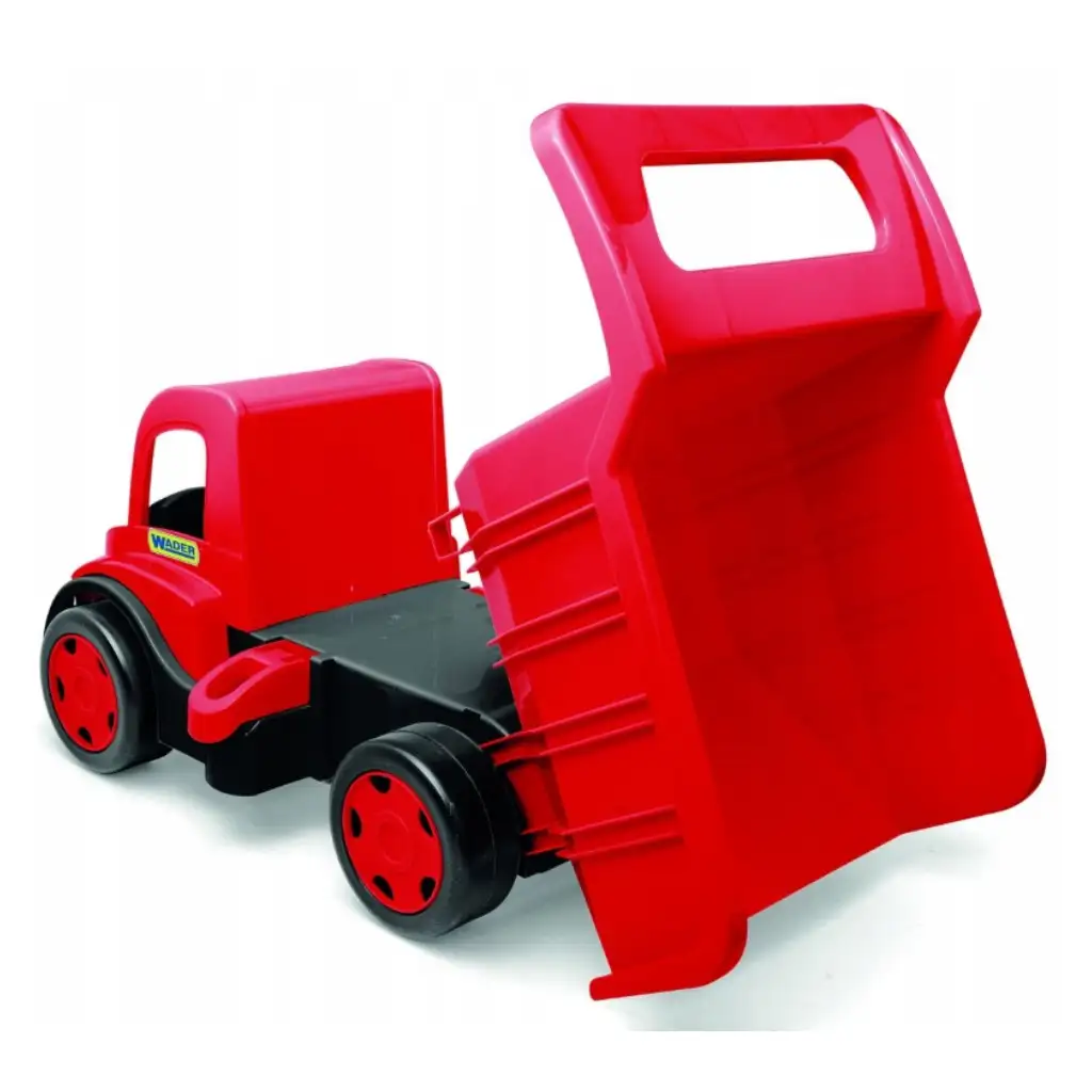Gigant óriás dömper 150kg teherbírással piros színben- Wader kép 2