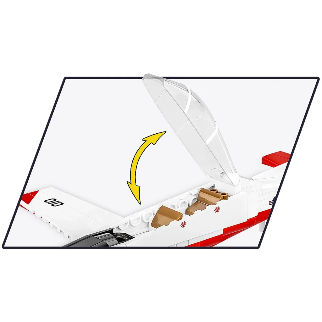 COBI: Beechcraft T-6 Texan II piros-fehér építőjáték (26625) kép 3