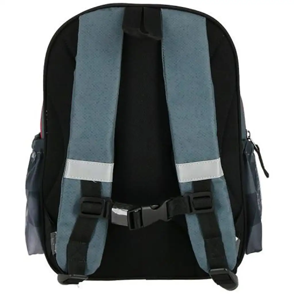 Spirit: Speed Monster piros versenyautó mintás lekerekített iskolatáska, hátizsák 24x13x31cm kép 3