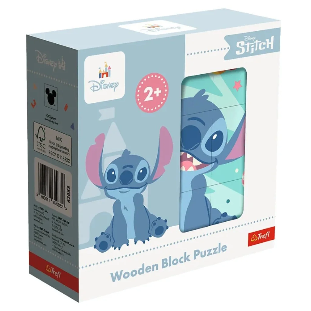Stitch 9db-os kocka kirakó - Trefl
